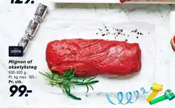 Bilka Mignon af oksetyksteg tilbud