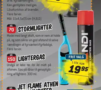 Thansen lightergas tilbud