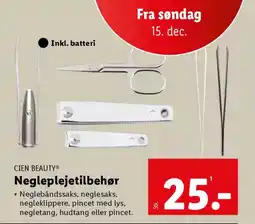 Lidl CIEN BEAUTY Negleplejetilbehør tilbud