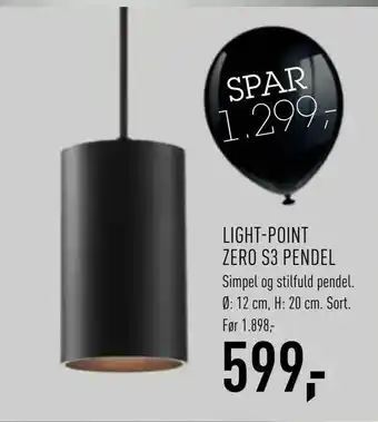 Light-point zero s3 pendel