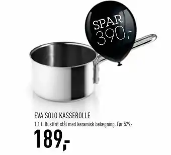 Johannes Fog Eva solo kasserolle tilbud