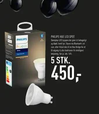 Johannes Fog Philips hue led spot tilbud