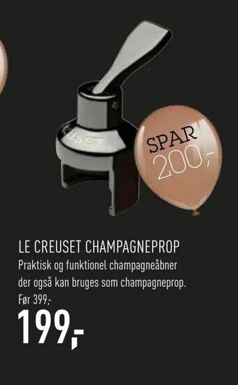 Le creuset champagneprop