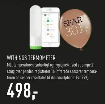 Johannes Fog Withings termometer tilbud