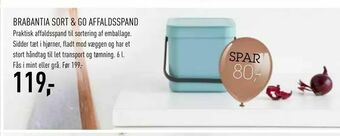 Brabantia sort & go affaldsspand