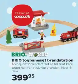 BRIO togbanesæt brandstation