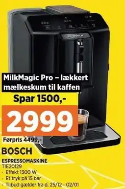 Power ESPRESSOMASKINE tilbud
