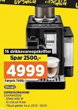 Power ESPRESSOMASKINE tilbud