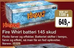 Fire Whirl batteri 145 skud