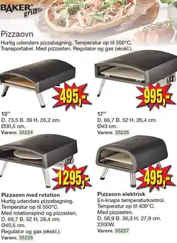 Harald Nyborg BAKER grill Pizzaovn tilbud
