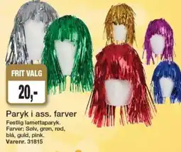 Harald Nyborg Paryk i ass. farver tilbud