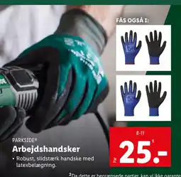 Lidl Arbejdshandsker tilbud