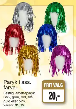 Harald Nyborg Paryk i ass. farver tilbud