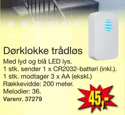 Harald Nyborg Dørklokke trådløs tilbud