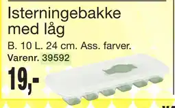 Isterningebakke med låg