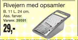 Rivejern med opsamler