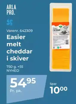 Dagrofa Food Service Easier melt cheddar i skiver tilbud