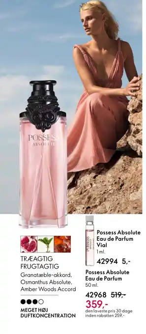 Oriflame POSSESS ABSOLUTE Eau de parfum tilbud