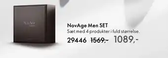 Oriflame NOVAGE MEN Set tilbud