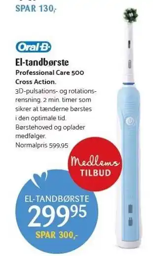 Kop & Kande El-tandbørste tilbud