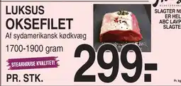 ABC Lavpris OKSEFILET tilbud