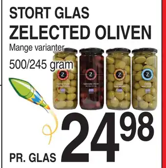 ABC Lavpris ZELECTED OLIVEN tilbud