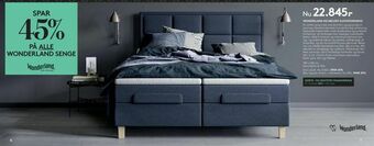 SengeSpecialisten Wonderland 412 melody elevationsseng tilbud