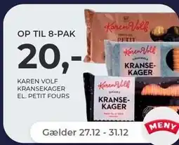 Netto Karen volf kransekager el- petit fours tilbud