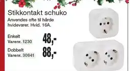 Harald Nyborg Stikkontakt schuko tilbud