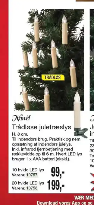 Harald Nyborg Trådløse juletræslys tilbud