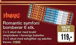 Harald Nyborg Romantic symfoni bomberør 6 stk. tilbud