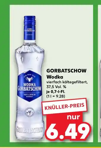 Kaufland GORBATSCHOW Wodka tilbud