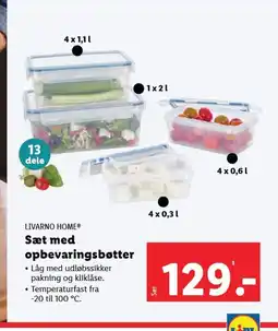 Lidl Sæt med opbevaringsbøtter tilbud