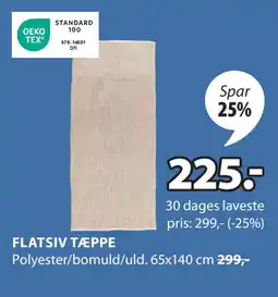 JYSK FLATSIV TÆPPE tilbud