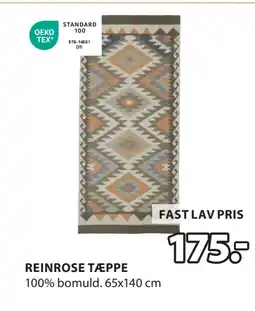 JYSK REINROSE TÆPPE tilbud