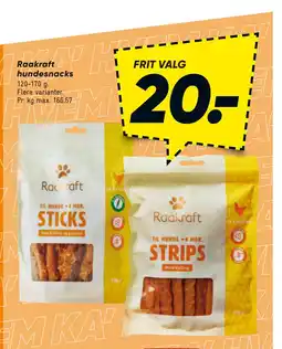 Bilka Raakraft hundesnacks tilbud