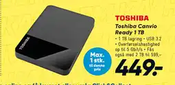 Bilka Toshiba Canvio Ready 1 TB tilbud