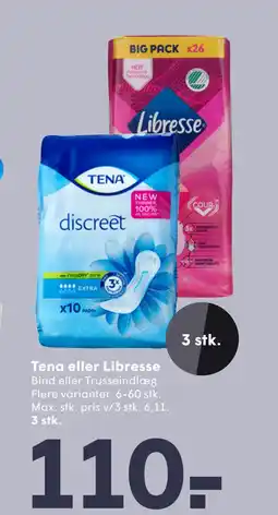 SPAR Tena eller Libresse tilbud