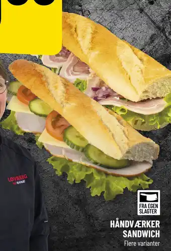 Løvbjerg HÅNDVÆRKER SANDWICH tilbud