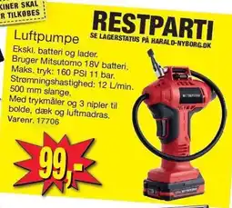 Harald Nyborg Luftpumpe tilbud