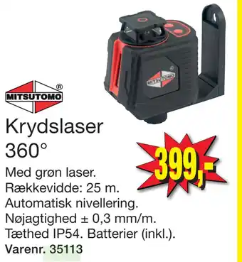 Harald Nyborg Krydslaser 360° tilbud