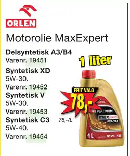 Harald Nyborg Motorolie MaxExpert tilbud