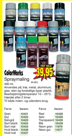Harald Nyborg Spraymaling tilbud