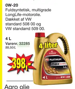 Harald Nyborg Motorolie MaxExpert tilbud