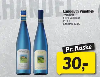 Fakta Tyskland Langguth Vinothek tilbud