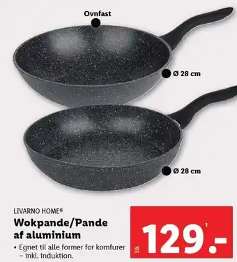 Lidl Wokpande/Pande af aluminium tilbud