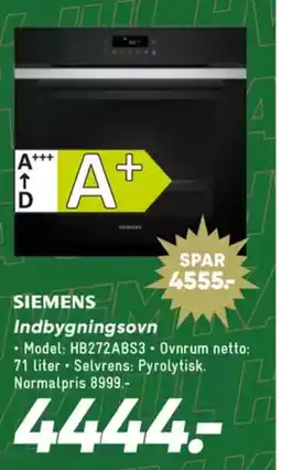 Bilka SIEMENS Indbygningsovn tilbud