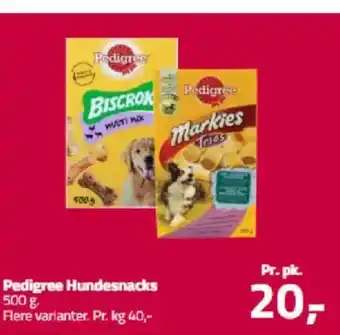 Fleggaard Pedigree Hundesnacks tilbud