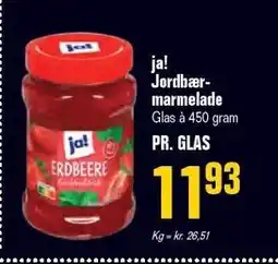 ja! Jordbærmarmelade