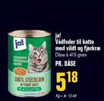 Poetzsch Padborg Ja! Vådfoder til katte med vildt og fjerkræ tilbud